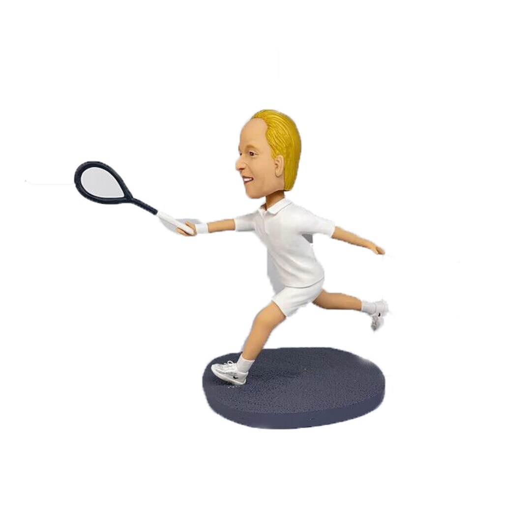 Tennis Player Bobblehead - Custom Tennis Gift Figurine Doll main image 1