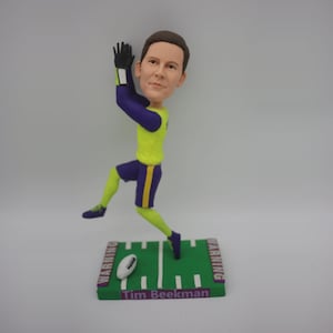 Custom Football Player Bobbleheads, Custom Football Player Figure, Funny Gifts For Football Players, Christmas Gifts For Football Players