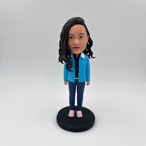 Gift for Best Friend Female Custom Bobble Head Figurines for Female lawyer gift women Birthday Gift