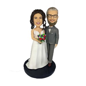 custom bobbleheads ,bobbleheads couple,bobbleheads action figures, Anniversary Gifts for couple/parents,wedding cake topper,custom figurine