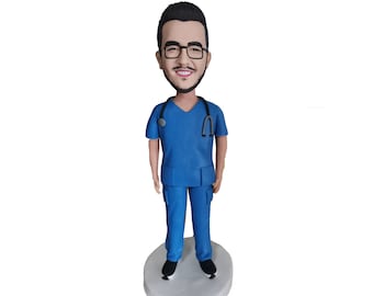 custom bobblehead, Doctor bobbleheads ,Christmas Presents For Doctors, Surgeon, Dentist,doctor graduation gift
