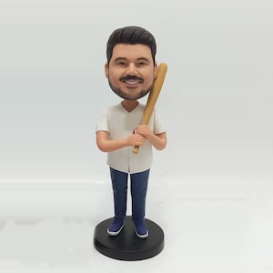 Custom Baseball Bobbleheads, Bobblehead Baseball Players, Best Gift For Young Baseball Player, Personalized Gift For Baseball Player