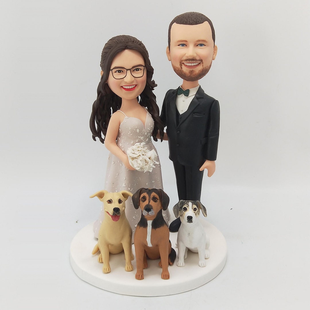Custom Wedding Topper Bobbleheads