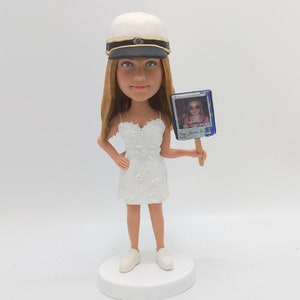 Customized Graduation Bobbleheads Figurine, Custom PhD Bobblehead, Custom Master Figurines Bobbleheads, Personalized Students Bobblehead