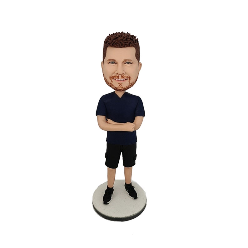 Custom man bobbleheads,Gift for him/boss ,Birthday Gift,Father/husband gift,funny dolls,Anniversary gifts,valentines day gift,easter gifts image 1