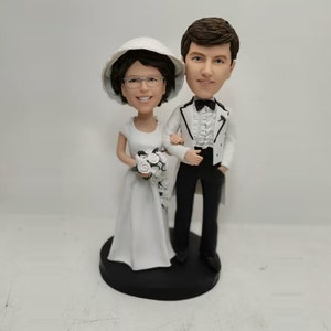 custom retro bobbleheads ,bobbleheads couple,bobbleheads action figures, Anniversary Gifts for couple/parents,wedding cake topper