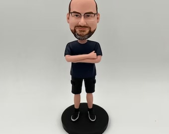 Custom Man Bobbleheads, Personalized Romantic Gifts For Him, Romantic Gifts For Husband, Best Gift Ideas Anniversary For Him