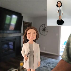 Funny Bobblehead Doll , Custom Portrait Sculpture, Wedding/Couples Gift,Anniversary Keepsake