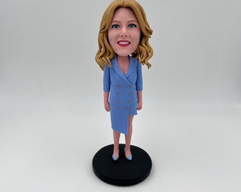 Custom female Bobbleheads,gifts for her, birthday  gifts,Personalized Bobblehead Best Gift for Boss & Friend
