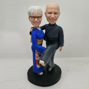 Custom Couple Bobbleheads, 50th Anniversary Gifts For Parents, Personalized Happy Couple Bobblehead, Custom Couple Christmas Bobbleheads