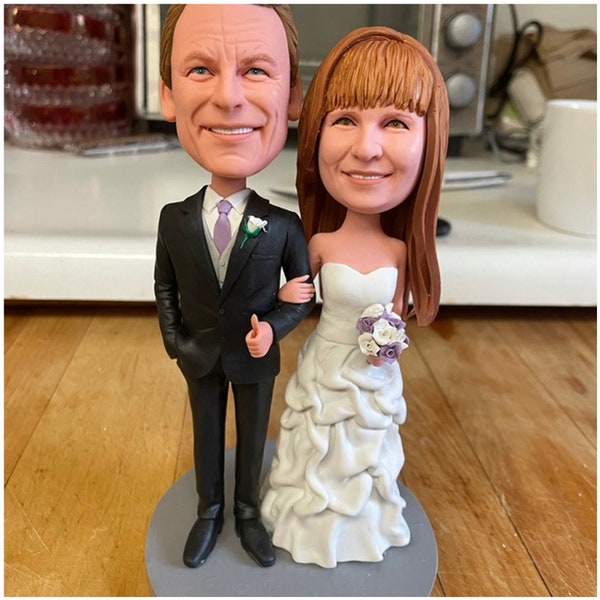custom bobbleheads ,bobbleheads couple,bobbleheads action figures, Anniversary Gifts for couple/parents,wedding cake topper,custom figurine
