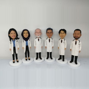 Bobbleheads custom, Team Doctor bobbleheads ,Christmas Presents For Doctors, Birthday Gifts For Doctor,  Surgeon, Dentist.party gifts