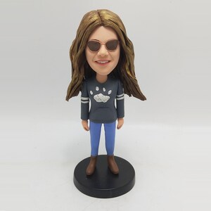 Benutzerdefinierte Frauen-Bommel-Kopf, tragen von Sonnenbrille für Frauen, personalisierte Frauen-Bommel