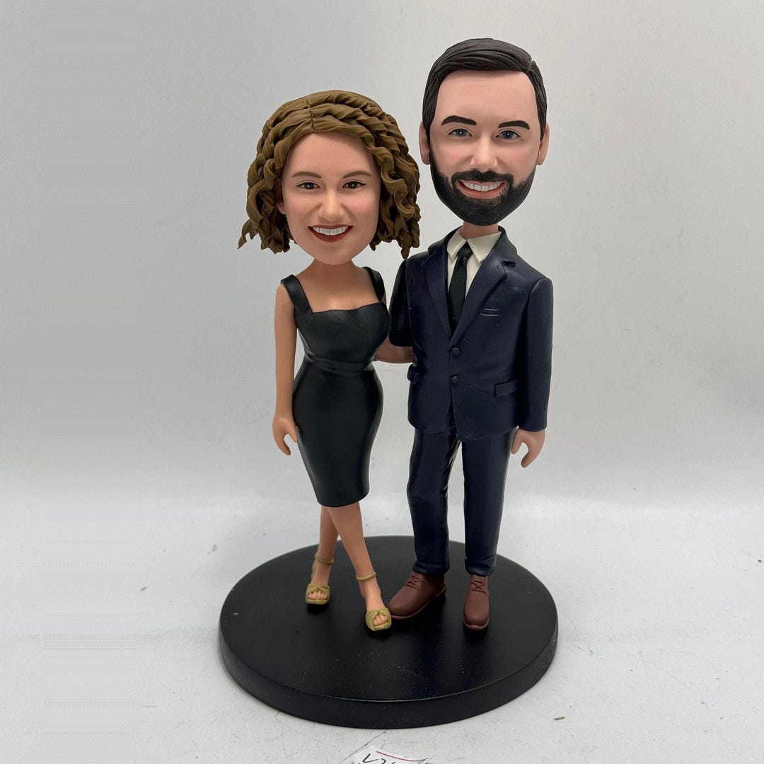 Hand In Hand Couple Custom Bobblehead