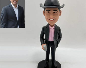 Custom bobblehead, custom bobblehead for men, dad 3D doll, Birthday gifts for oneself, friends, husband, parents,Christmas gift