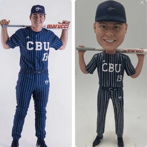 Custom baseball bobbleheads, best gifts for young baseball players, personalized gifts for baseball players, baseball player bobbleheads