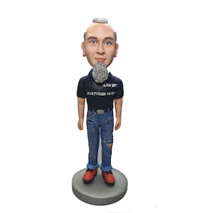 Figurine à pompon homme personnalisée pour la fête des pères, figurines à pompon d&#39;anniversaire personnalisées pour papa, cadeaux d&#39;anniversaire romantiques pour mari/petit ami/patron
