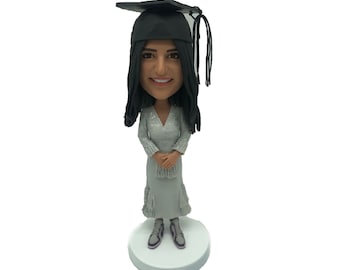 Graduation Gift bobblehead, Graduation gift for her, College Graduation Gift for her, High school Graduation Gift, Graduation Gift for girl