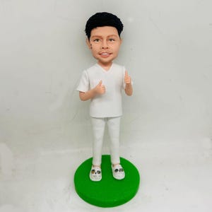 Custom man Bobble head , Personalized Birthday Bobblehead For Dad, Romantic Anniversary Gifts For Husband,doctor  gift  ,christmas gift