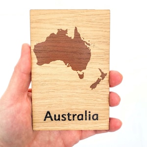Montessori Continent Wooden Tiles 7 Card Set (Like 3 part cards) Flashcards Flash cards