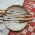 Personalize fondue fork - engrave with your own text or name - gift for cheese lover - personal gift - Fondue forks