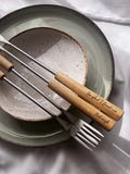 Personalize fondue forks - engrave with your own text or name - gift for cheese lover - custom wooden fondue forks