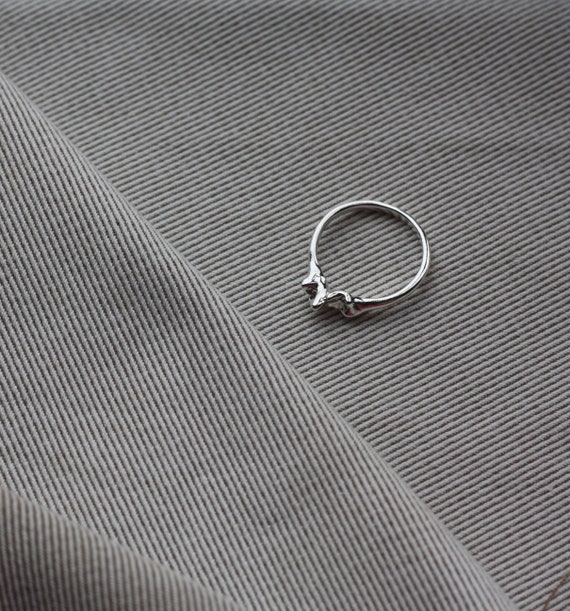 Puppy Ring Tooth Ring Puppy Tooth Ring Silver Ring Etsy
