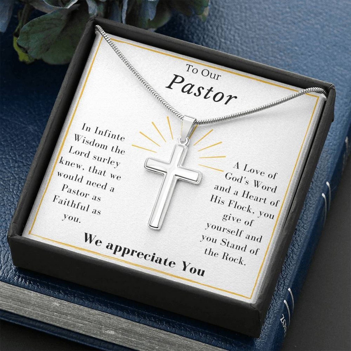 Pastor Appreciation Gift Christian Gift Custom Personalised Etsy