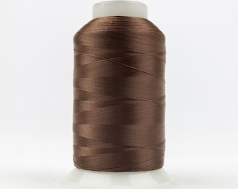Decobob 80wt Cottonized Polyester Thread by Wonderfil | Brown | DB-403 | 2000M | Bobbin Thread | Machine Quilting | Piecing | Machine Embro