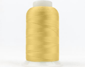 Decobob 80wt Cottonized Polyester Thread by Wonderfil | Golden Wheat | Bobbin Thread | Machine Quilting | Piecing | Machine Embroider Lace