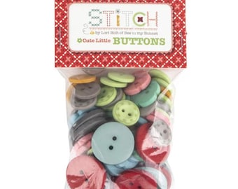 Assorted Buttons | Lori Holt Stitch Collection, 75g