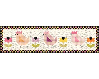 On the Run Table Runner Pattern by Sandy Gervais | Printed Paper Pattern | Make your own table runner
