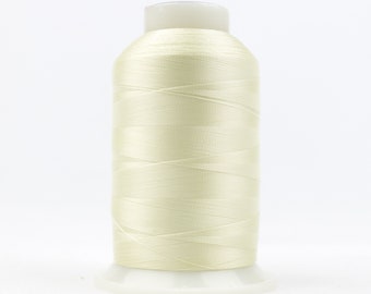 Decobob 80wt Cottonized Polyester Thread by Wonderfil | Antique White | DB-112 | Bobbin Thread | Machine Quilting | Piecing