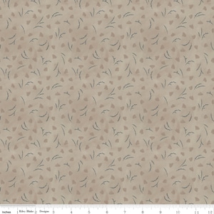 1 Yard PRE-CUT | Huckleberry Saltbox - Pewter Branches | Riley Blake | Karen Walker | Pre-Cut 1 Yard | Priced per yard