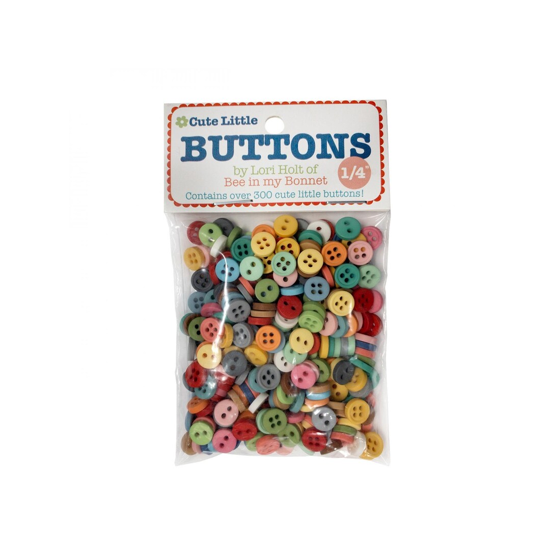 Cute Little Buttons by Lori Holt of Bee in My Bonnet | 300 - 1/4 Inch ...
