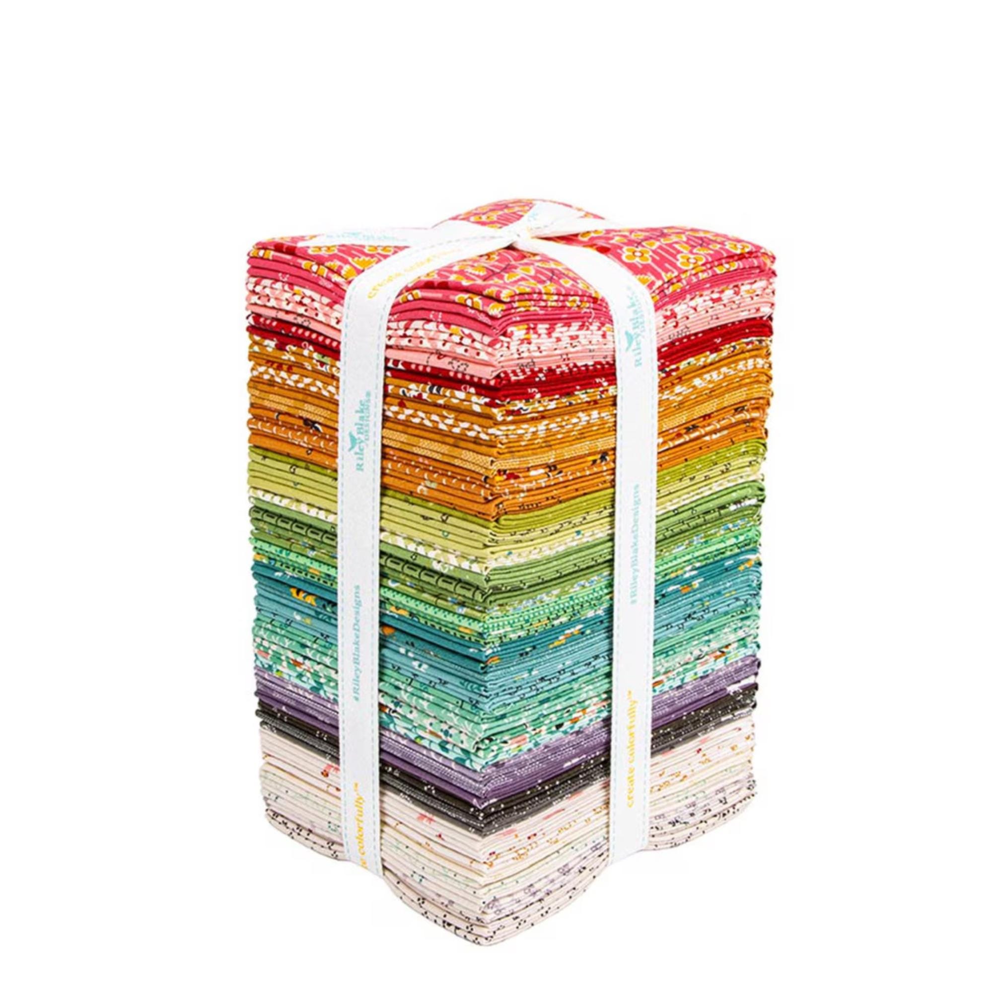 51 Piece Fat Quarter Bundle | Gentler Times | Riley Blake | Lori Holt ...