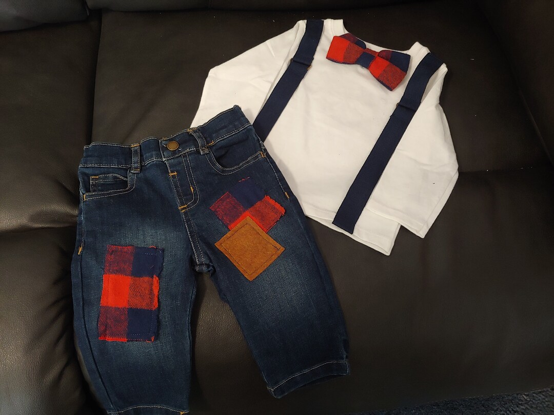 Baby Boy Fall Outfit. Baby Boy Fall Clothes. Cute Boy Outfits. ORANGE