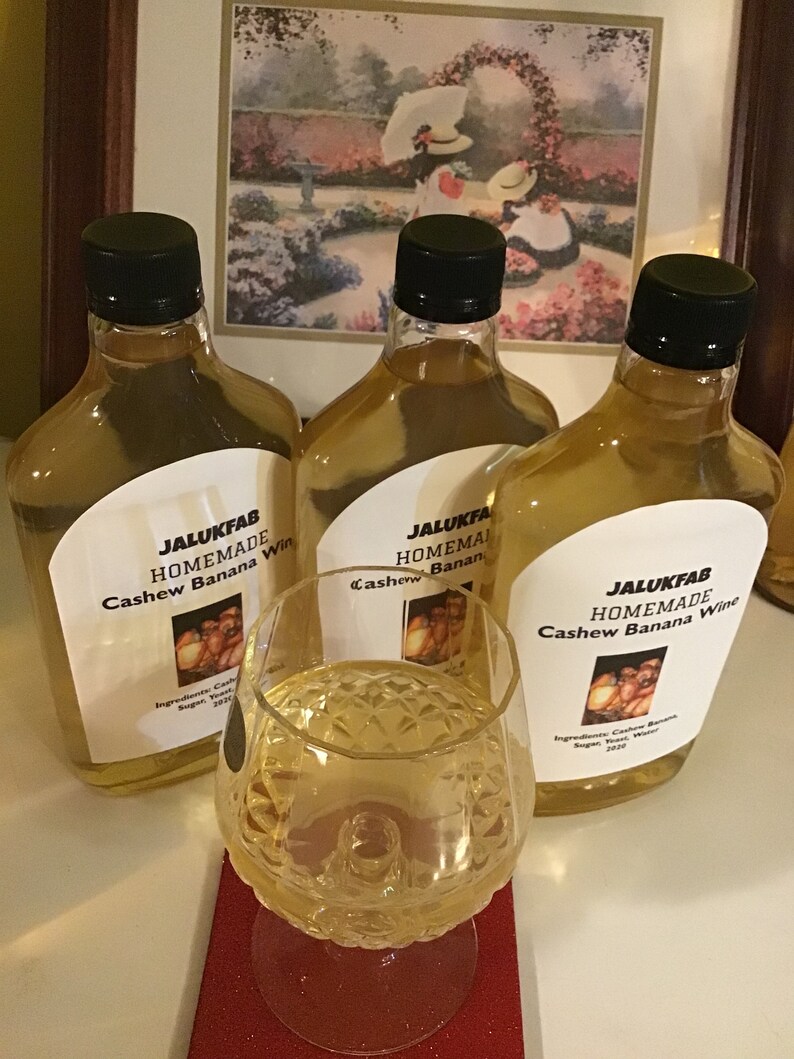 2020 Homemade Cashew Fruit Wine. Rare Wines 3 Sizes. 5 Oz , 12 Oz, 24.7