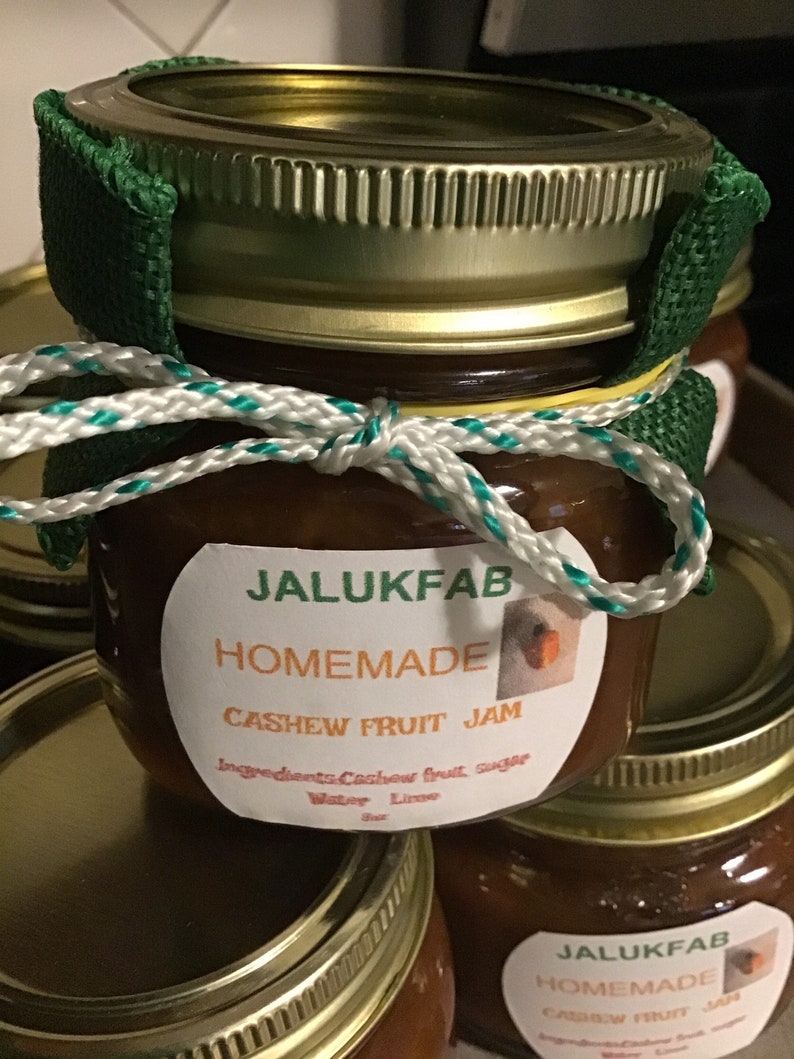 Cashew Fruit Jam .exotic ,tasty 8 Oz Jar. Limit 3 per Customer. Etsy