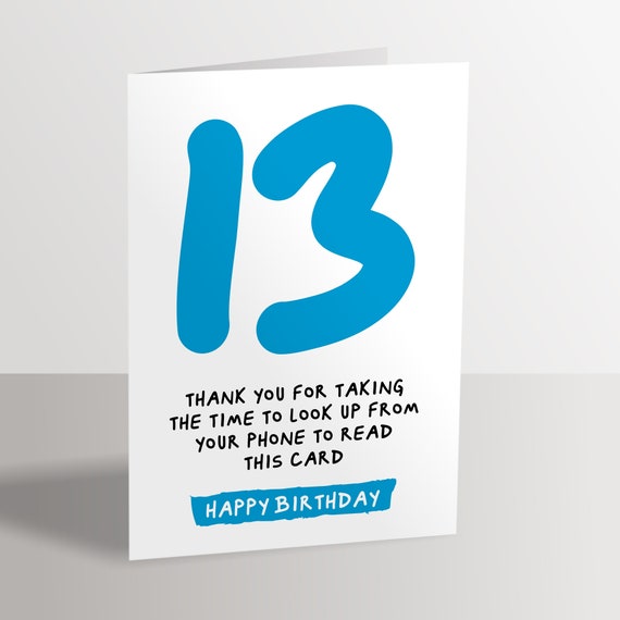 13 year sale old birthday