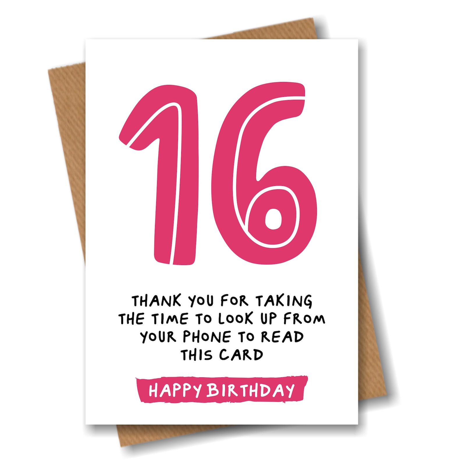 16th Birthday Card Funny Joke For 16 Year Old Etsy Uk