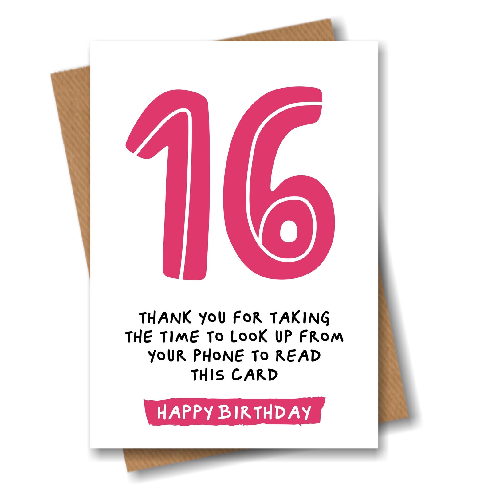 16th Birthday Card Funny Joke For 16 Year Old Etsy Uk