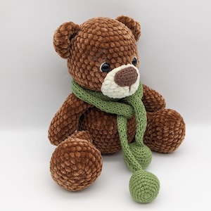 Häkel Teddy Amigurumi – Plüsch Bär Kuscheltier, Handgemachtes Stofftier, Geschenk & Kinderzimmer Deko, Bärchen.