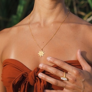 Innana STAR with moonstone necklace