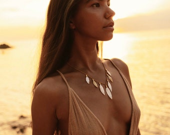 Feather necklace