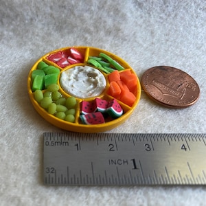 1:12 miniature dollhouse Fruit Tray