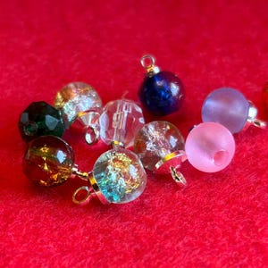 1:12 Miniature Dollhouse Christmas Ornaments Set of 10 8mm