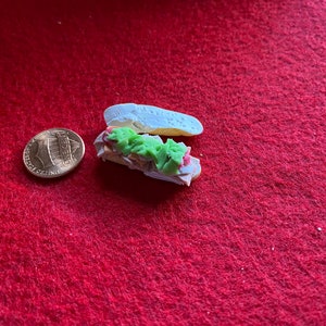 1:12 miniature dollhouse Sub Sandwich