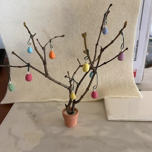 1:12 Miniature Easter Egg Tree