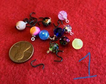 Adornos navideños en miniatura para casa de muñecas a escala 1/12 de 8 mm